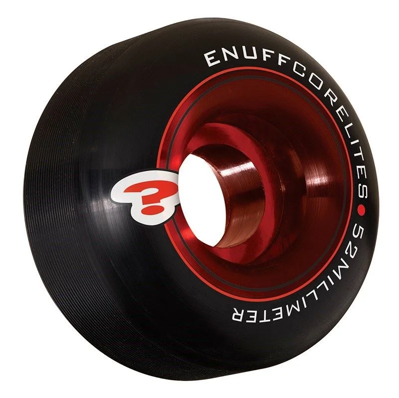 Skateboard Wheels with Optimal Performance-Enuff Corelites Skateboard Wheels - Black / Red