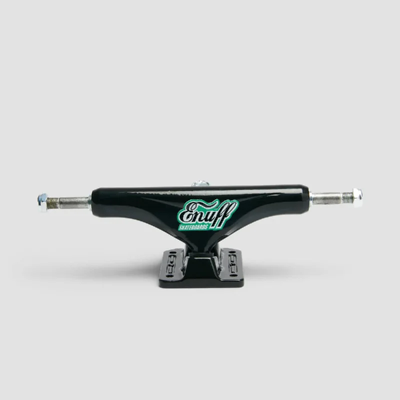 Skateboard Trucks with Heavy-Duty Kingpins-Enuff Decade Pro 129 Skateboard Trucks 1 Pair Black/Black - 7.60"