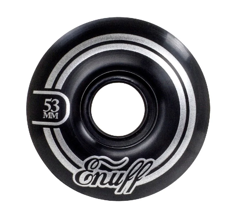 Skateboard Wheels with High-Density Urethane-Enuff Refresher II Skateboard Wheels - Black