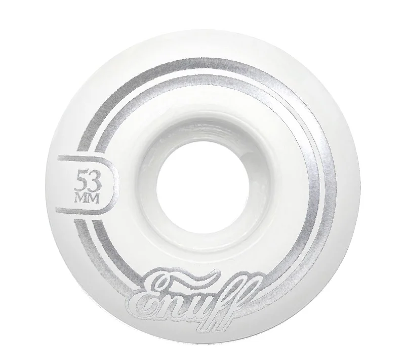 Skateboard Wheels for Easy Turns-Enuff Refresher II Skateboard Wheels - White