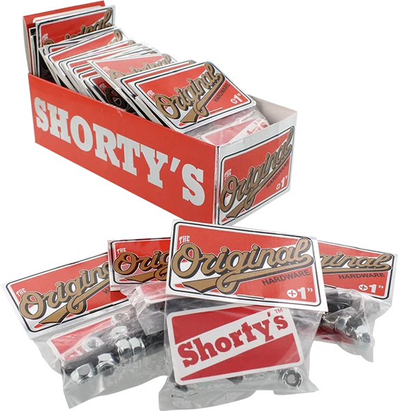 Skateboard Hardware with Easy-Access Tools-Shortys 1" (25/Box) Phillips Hardware