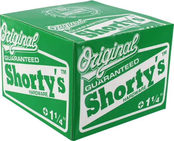 Skateboard Hardware for Better Balance and Control-Shortys 1-1/4" 10/Box Phillips Hardware