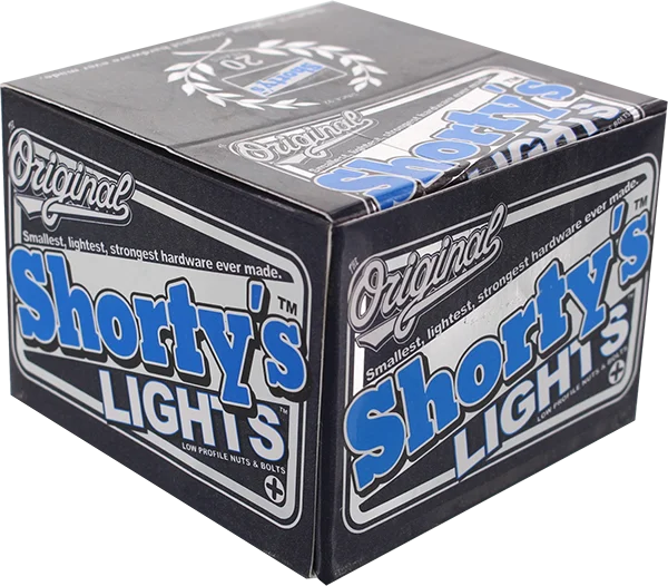 Skateboard Hardware with High-Speed Bearings-Shortys 7/8" 10/Box Phillips Hardware Lights