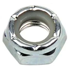 Skateboard Hardware for Custom Assembly-Standard Axle Nut Silver (5/16-24)