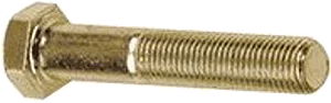 Skateboard Hardware with Anti-Rust Features-Standard Kingpin Grade-8 Gold/Zinc (2-1/4" 3/8-24)