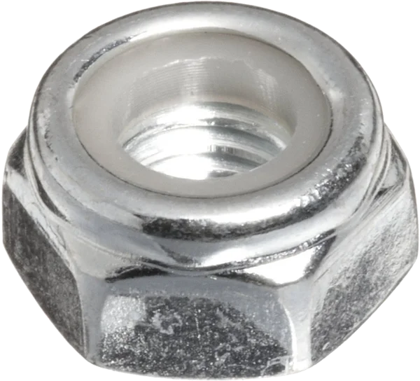 Skateboard Hardware for All-Surface Skating-Standard Kingpin Nut Silver (3/8-24)