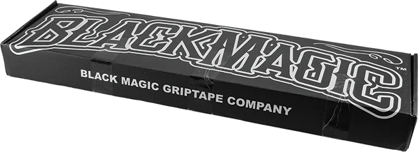 Skateboard Grip Tape with Ultimate Performance-Blackmagic 100/Box Ultra 9x33 Black Grip Skateboard Griptape