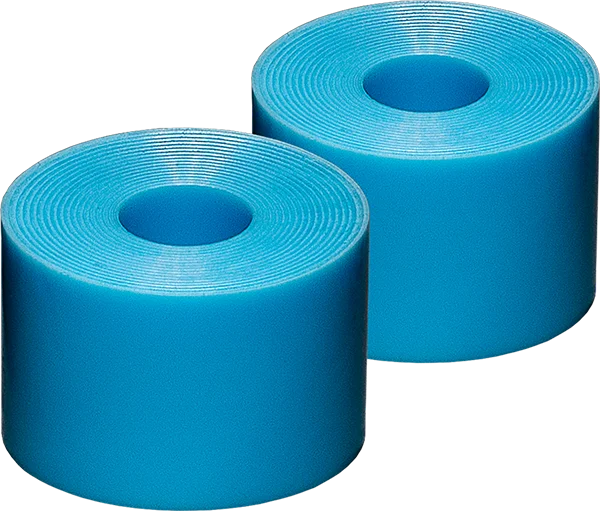 Skateboard Hardware with Better Vibration Control-Seismic Defcon Barrel 0.65" Med 81a Sky Blue 2pc