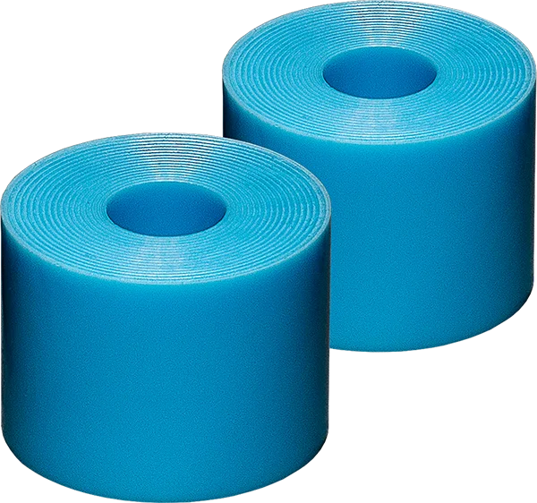 Skateboard Hardware for Smooth Deck Setup-Seismic Defcon Barrel 0.75" Tall 81a Sky Blue 2pc