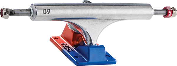 Skateboard Trucks with High-Strength Axles and Kingpins-Ace Af1 60/8.75 Polished/Anodized Blu&Org Skateboard Trucks (Set of 2)