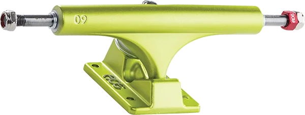 Skateboard Trucks with Advanced Performance Bushings-Ace Af1 60/8.75 Satin Lime Skateboard Trucks (Set of 2)