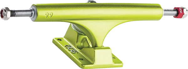 Skateboard Trucks with Ultra-Responsive Steering-Ace Af1 66/9.0 Satin Lime Skateboard Trucks (Set of 2)