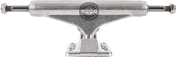 Skateboard Trucks with Vibration Dampening Features-Foundry Truck 5.25 Raw Skateboard Trucks (Set of 2)