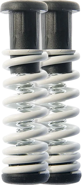 Skateboard Hardware for Smooth Transitions-Seismic G5 Springs Max Light-White 2pcs Skateboard Trucks (Set of 2)