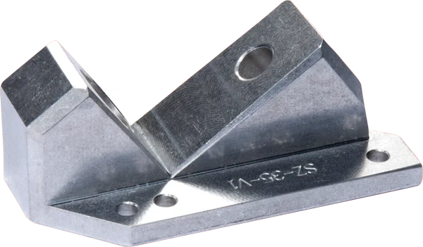 Skateboard Hardware for Maximum Impact Resistance-Surf-Rodz Rkp Base Plate 45 degree Raw 1pc