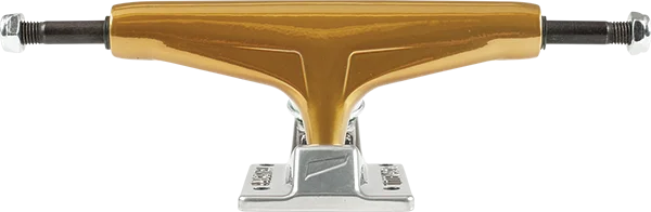 Skateboard Trucks for Professional-Level Performance-Tensor Reg Mag-Light 5.25 Glossy Gold/Silver Skateboard Trucks (Set of 2)