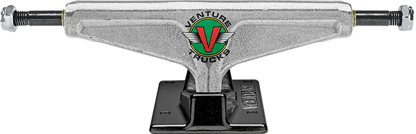 Skateboard Trucks for Riders Looking for Stability-Venture LO 5.0 V-Hollow Og Wings Pol/Black Skateboard Trucks (Set of 2)