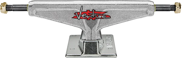 Skateboard Trucks with Adjustable Angles for Maximum Flexibility-Venture HI 5.25 V-Hollow Light Paid Polished Skateboard Trucks (Set of 2)