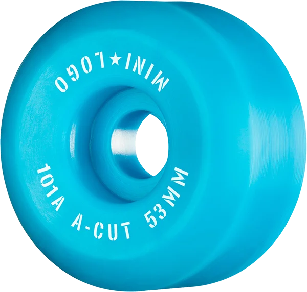 Skateboard Wheels for Every Skater Style-Ml A-Cut 53mm 101a Blue  Skateboard Wheels (Set of 4)