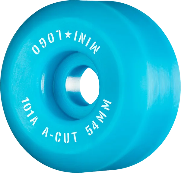 Skateboard Wheels for Maximum Control and Speed-Ml A-Cut 54mm 101a Blue  Skateboard Wheels (Set of 4)