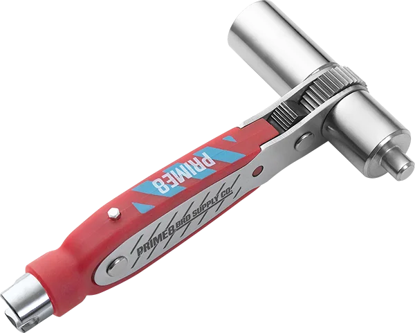 Skateboard Hardware with Reinforced Parts-Prime8 #1 Ratchet Tool Red