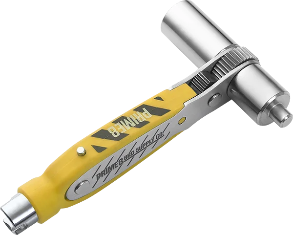 Skateboard Hardware for Optimal Ride Quality-Prime8 #1 Ratchet Tool Yellow