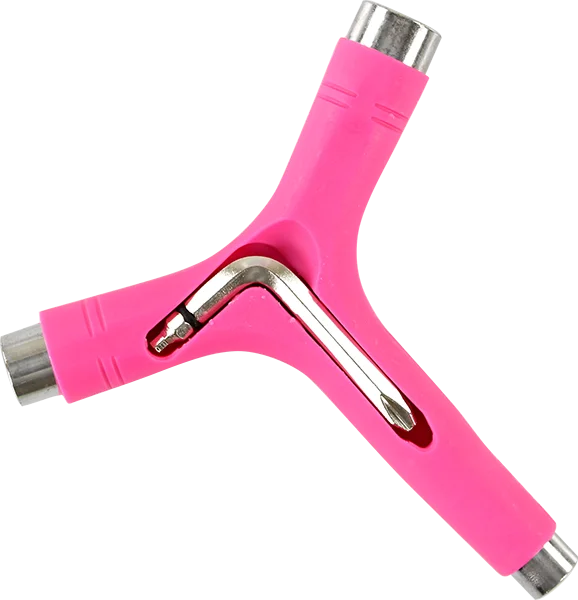 Skateboard Hardware for Adjustable Trucks-Yocaher Tool Pink