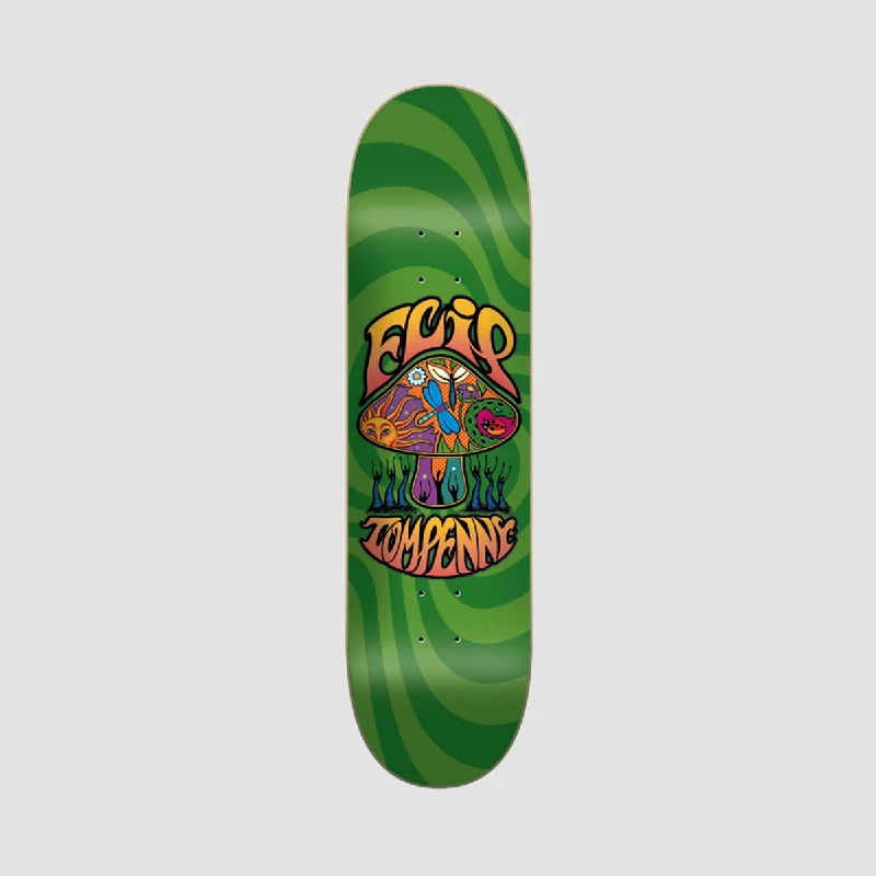 Skateboard Deck with High-end Wood Finish-Flip Penny LoveShroom Skateboard Deck Green - 8.25"