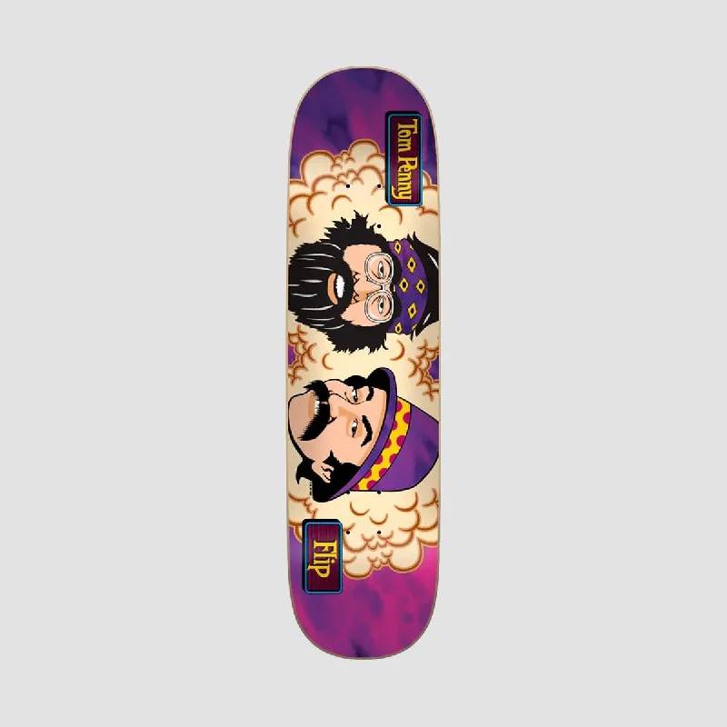 Skateboard Deck with Full-length Grip Tape-Flip Penny Toms Friends Skateboard Deck Purple Haze - 8.25"