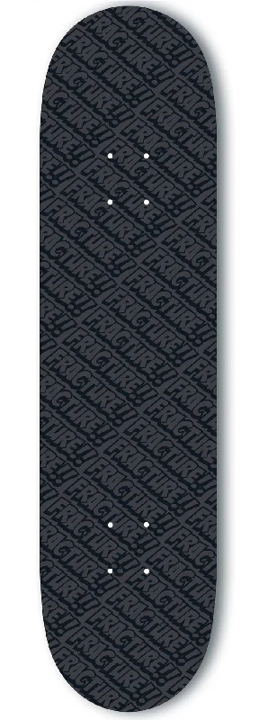 Skateboard Deck with Long-lasting Durability-Fracture All Over Comic Black Skateboard Deck -  8.25"