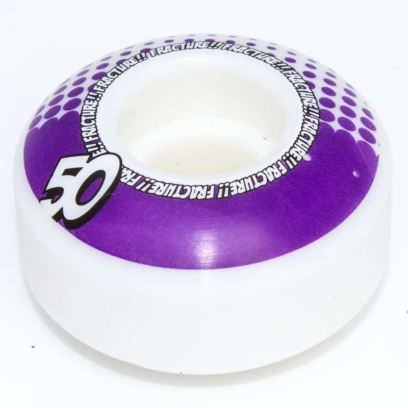 Skateboard Wheels for Professional Tricks-Fracture Drops Purple Skateboard Wheels