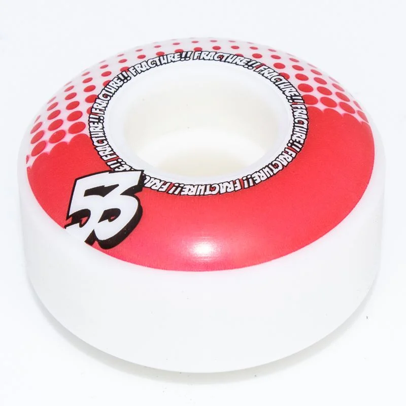 Skateboard Wheels for Street Skating Style-Fracture Drops Red Skateboard Wheels