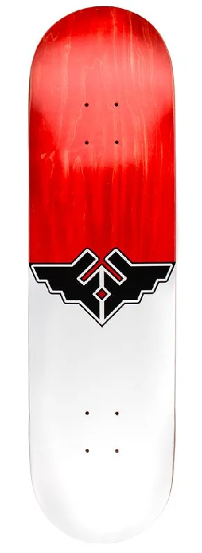 Professional Skateboard Deck for Tricks-Fracture Wings V1 Red Skateboard Deck -  8.0"