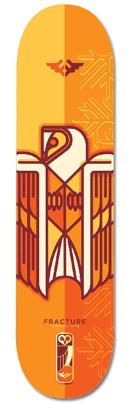 Lightweight Skateboard Deck-Fracture x Jono Wood Yellow Skateboard Deck - 7.75"