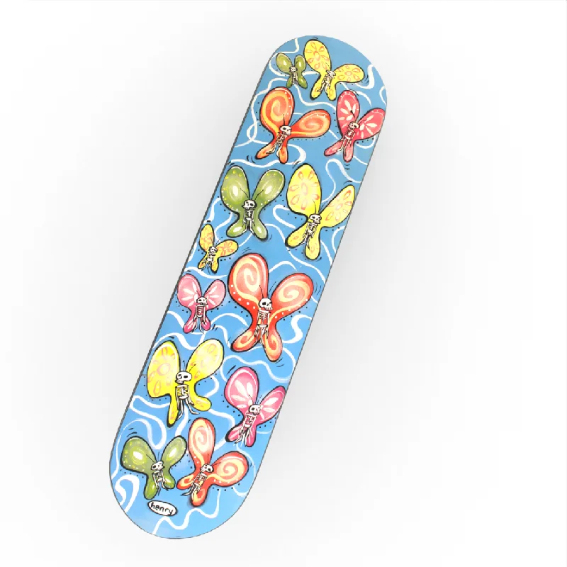 Skateboard Deck with Bold Designs-"Freak Bugs" Skateboard Deck