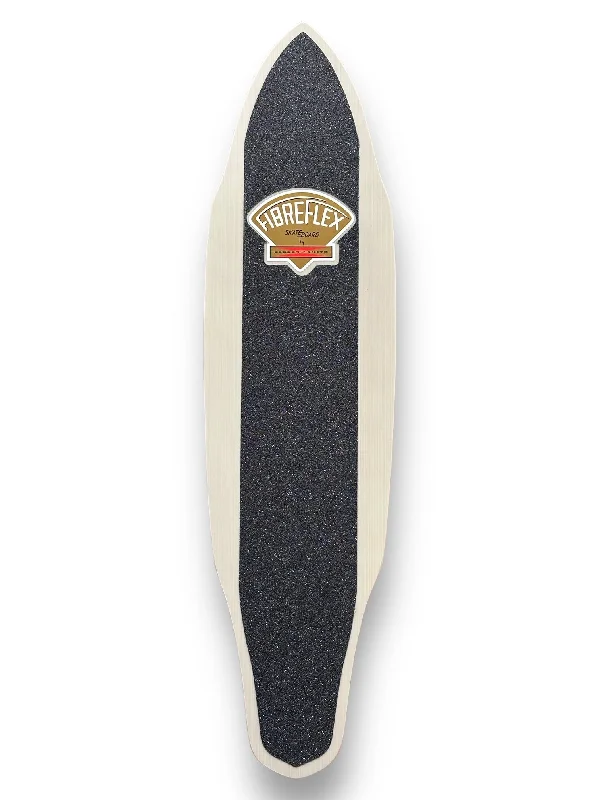 Maple Skateboard Deck-G&S FibreFlex - 26" Pro Slalom Model Deck - Light Grey