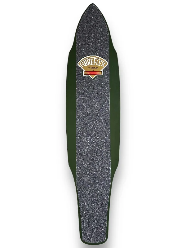 Skateboard Deck for Heavy Riders-G&S FibreFlex - 29" Pro Slalom Model Deck - Solid Green