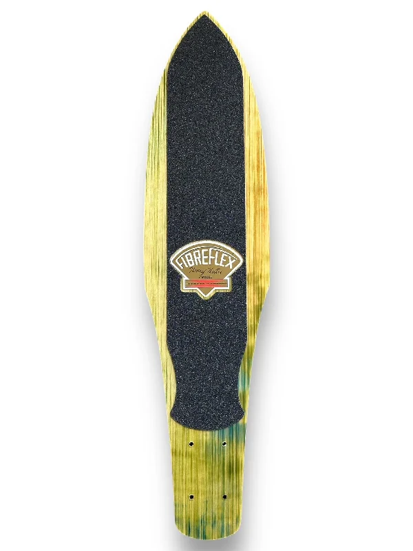 Skateboard Deck for Extreme Riders-G&S FibreFlex Henry Hester Signature Model Skateboard Deck - Green/ Red Multi