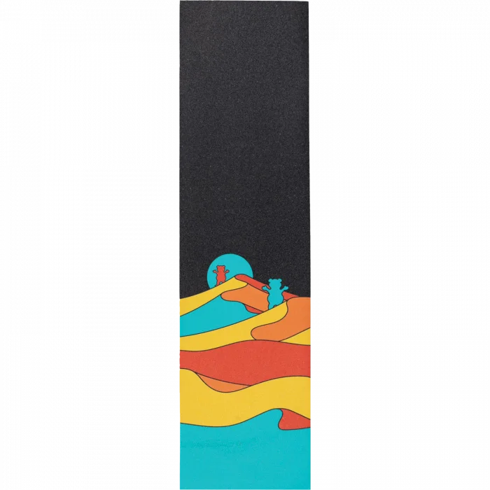 Skateboard Grip Tape for Ultimate Performance-Grizzly 9" Sahara Black Griptape