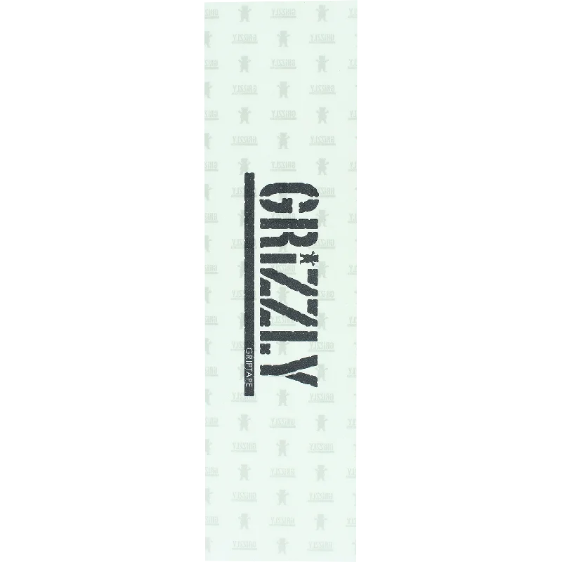 Skateboard Grip Tape for Easy Slide-Grizzly 9" Stamp Clear Griptape