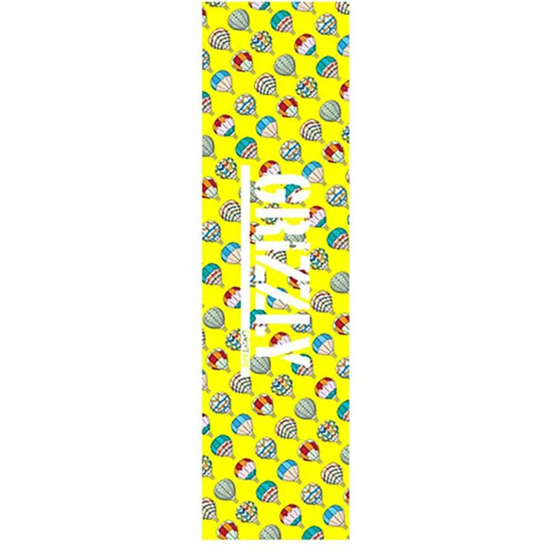 Skateboard Grip Tape with Clean Look-Grizzly 9" x 33" Hot Air Yellow Perforated Skateboard Grip Tape