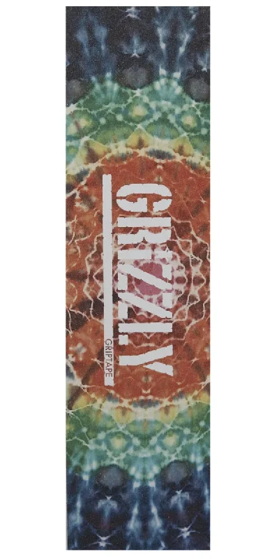 Skateboard Grip Tape with High-Performance Adhesive-Grizzly Tie Dye Stamp Grip tape