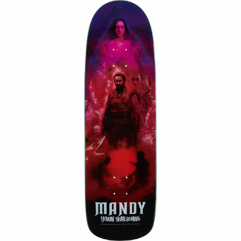 Skateboard Deck for Fun Riding-Heroin Mandy Poster 9.6" Skateboard Deck