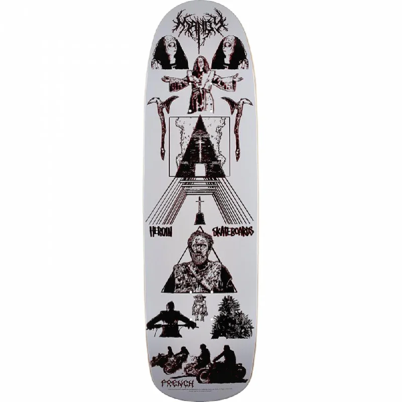 Skateboard Deck for Free Riding and Tricks-Heroin Mandy X French 8.88" Skateboard Deck