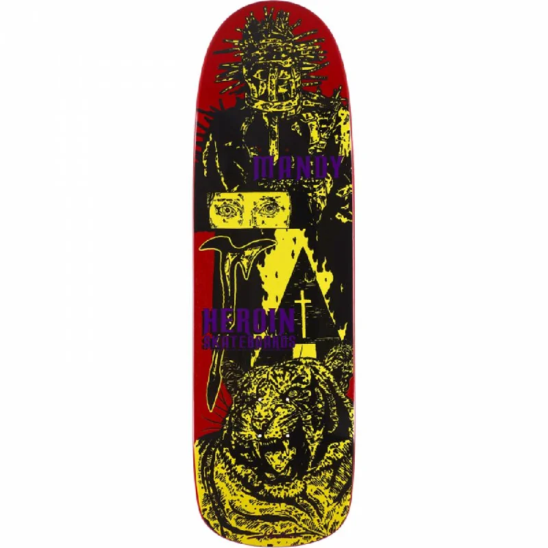 Skateboard Deck with Non-slip Finish-Heroin Mandy X Hirotton 9.4" Skateboard Deck