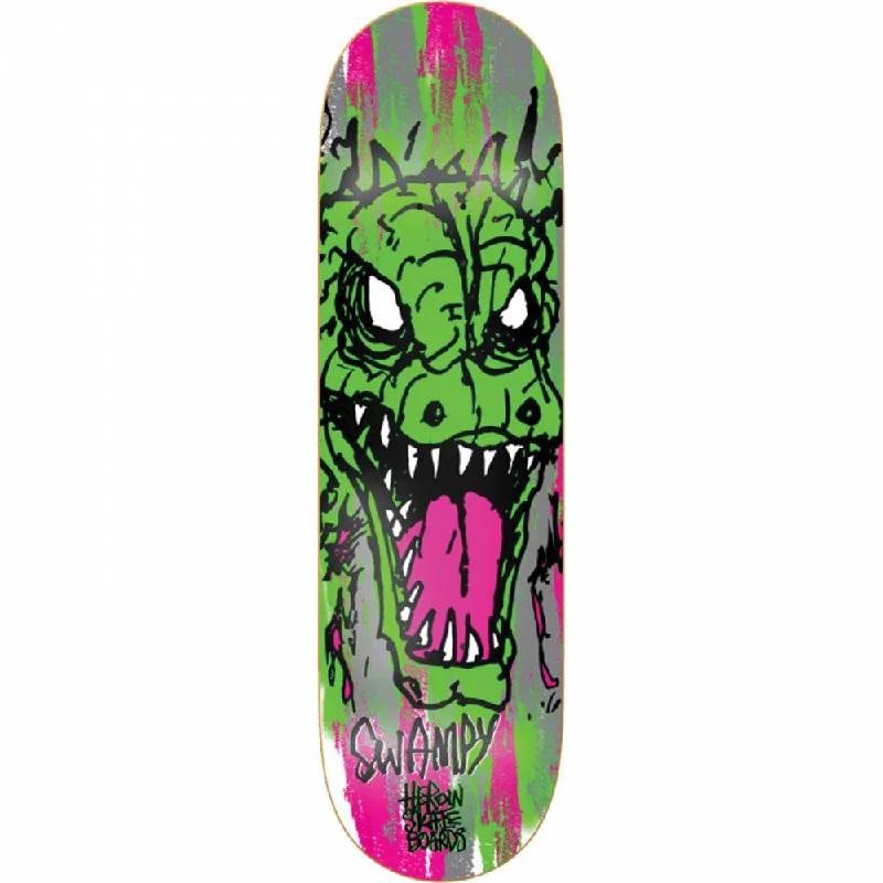 Skateboard Deck for Bowl Riding-Heroin Swampy Savages 9.0" Skateboard Deck