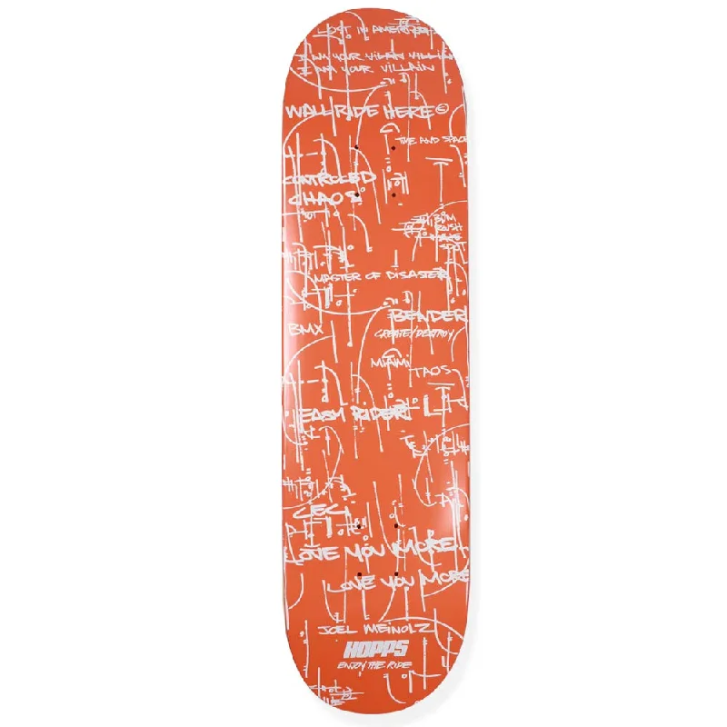 Skateboard Deck for Smooth Handling-Hopps Skateboards Joel Meinholz Forward Movement ARTIST SERIES Deck