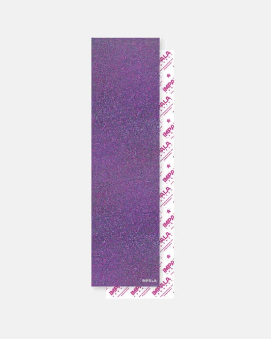 Skateboard Grip Tape with Long-Lasting Adhesive-Impala Sparkle Grip 5pk - Purple Sparkle