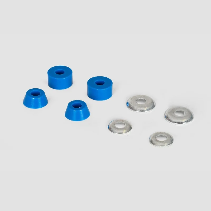 Skateboard Hardware for Speed and Stability-Independent Standard Cylinder Medium Hard 92a Bushings Blue