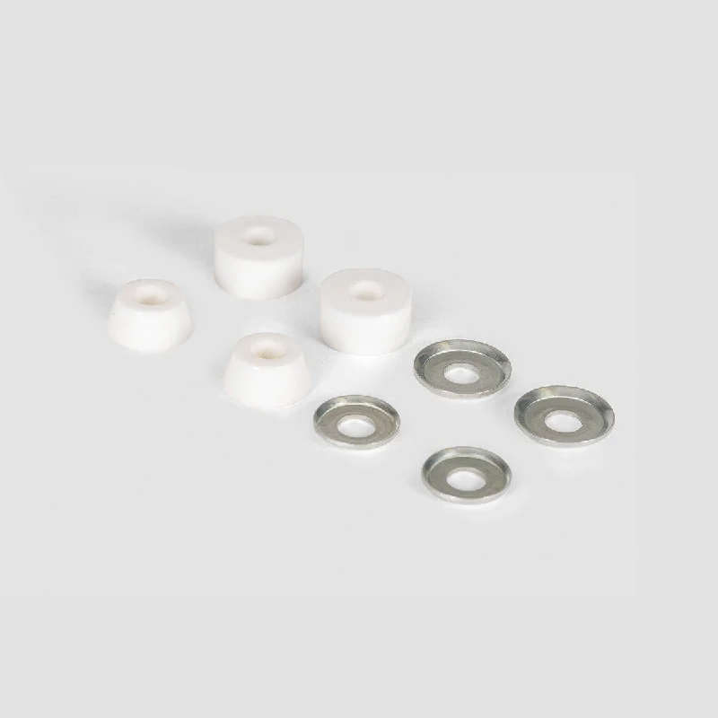 Skateboard Hardware for All-Terrain Riding-Independent Standard Cylinder Super Soft 78a Bushings White